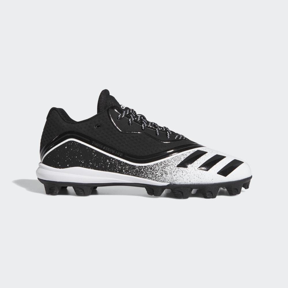 Adidas Icon V Mid Cut Férfi Baseball Cipő Fekete/Fehér Akció 802174-MKR